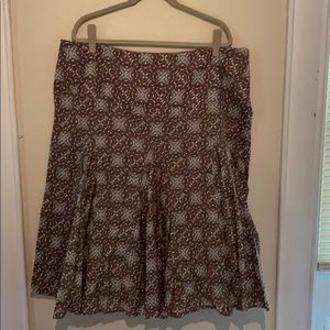 Think Waist Pleated Skirt